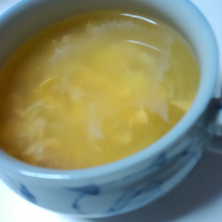 大根おろし汁を使った　卵スープ